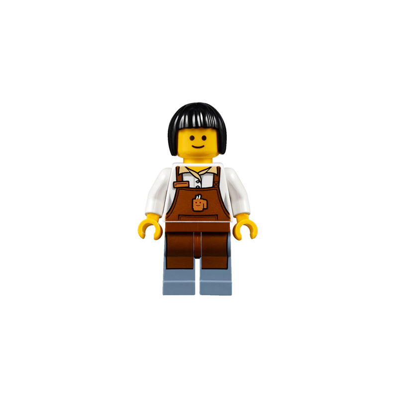 Barista with Gray Shading at Sides Lego® - twn270