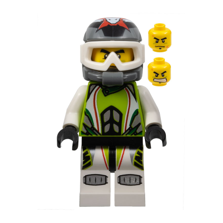 Team X-treme Daredevil 1 (REX-treme) - Dirtbike Helmet Lego® - wr001