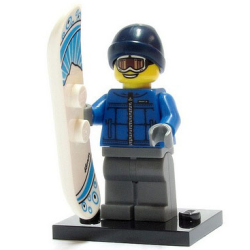 Snowboarder Guy Série 5 Lego® - col05-16