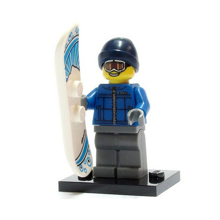 Snowboarder Guy Série 5 Lego® - col05-16