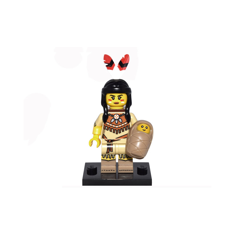 Tribal Woman Série 15 Lego® - col15-5