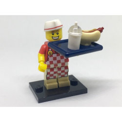 Hot Dog Vendor Série 17 Lego® - col17-6