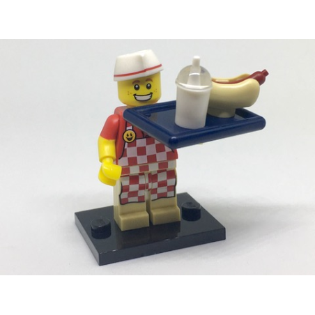 Hot Dog Vendor Série 17 Lego® - col17-6