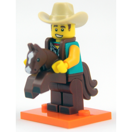Cowboy Costume Guy Série 18 Lego® - col18-15