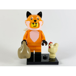 Fox Costume Girl Série 19 Lego® - col19-14