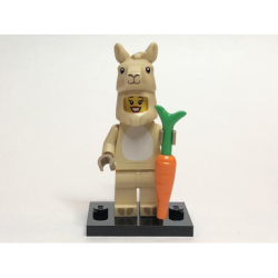 Llama Costume Girl Série 20 Lego® - col20-7