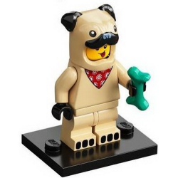 Pug Costume Guy Série 21 Lego® - col21-5