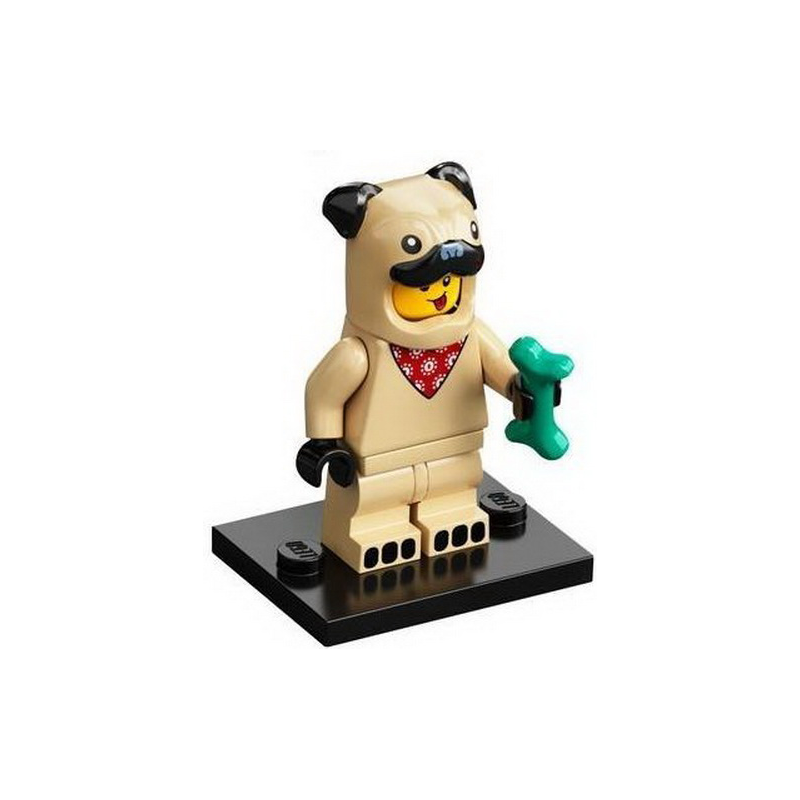 Pug Costume Guy Série 21 Lego® - col21-5