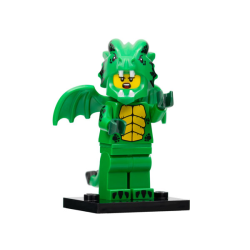 Green Dragon Costume Série 23 Lego® - col23-12
