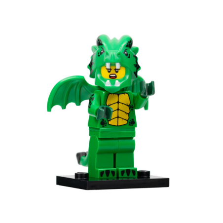 Green Dragon Costume Série 23 Lego® - col23-12