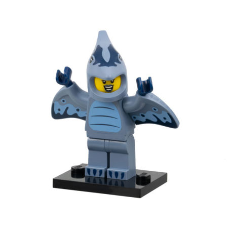 Pterodactyl Costume Fan Série 27 Lego® - col27-6