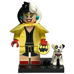 Cruella de Vil & Dalmatian Puppy Série Disney Lego® - coldis100-13