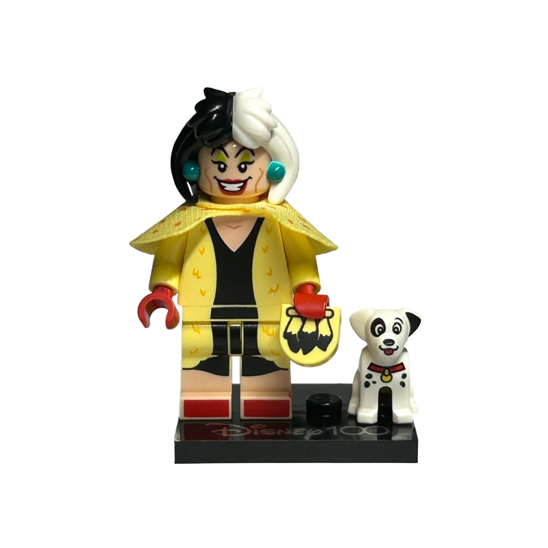 Cruella de Vil & Dalmatian Puppy Série Disney Lego® - coldis100-13