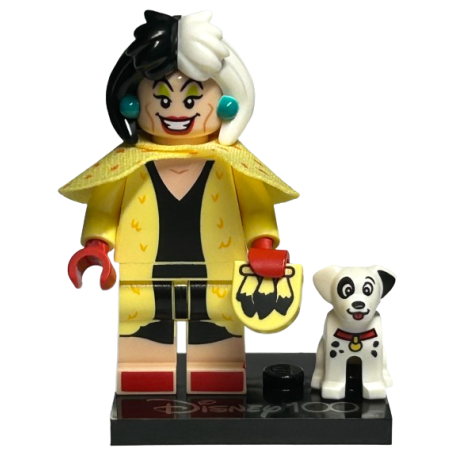 Cruella de Vil & Dalmatian Puppy Série Disney Lego® - coldis100-13