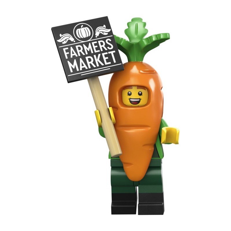 Carrot Mascot Série 24 Lego® - col24-4