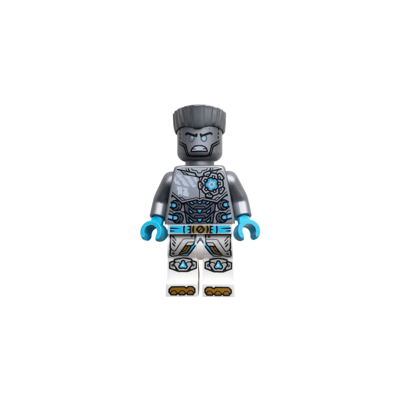 Zane - Dragons Rising, Flat Silver Torso, Angry Lego® - njo0922