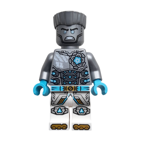 Zane - Dragons Rising, Flat Silver Torso, Angry Lego® - njo0922
