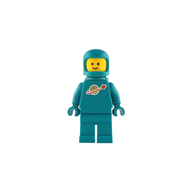 Classic Space - Dark Turquoise with Air Tanks and Updated Helmet - Lego® - idea227
