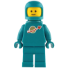 Classic Space - Dark Turquoise with Air Tanks and Updated Helmet - Lego® - idea227