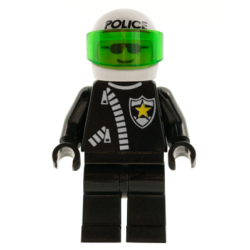 Police - Zipper with Sheriff Star