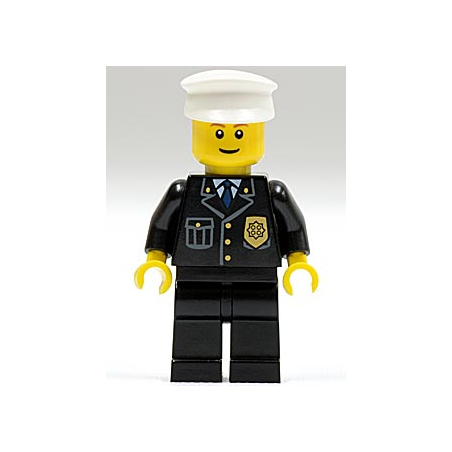 Police - City Suit with Blue Tie and Badge