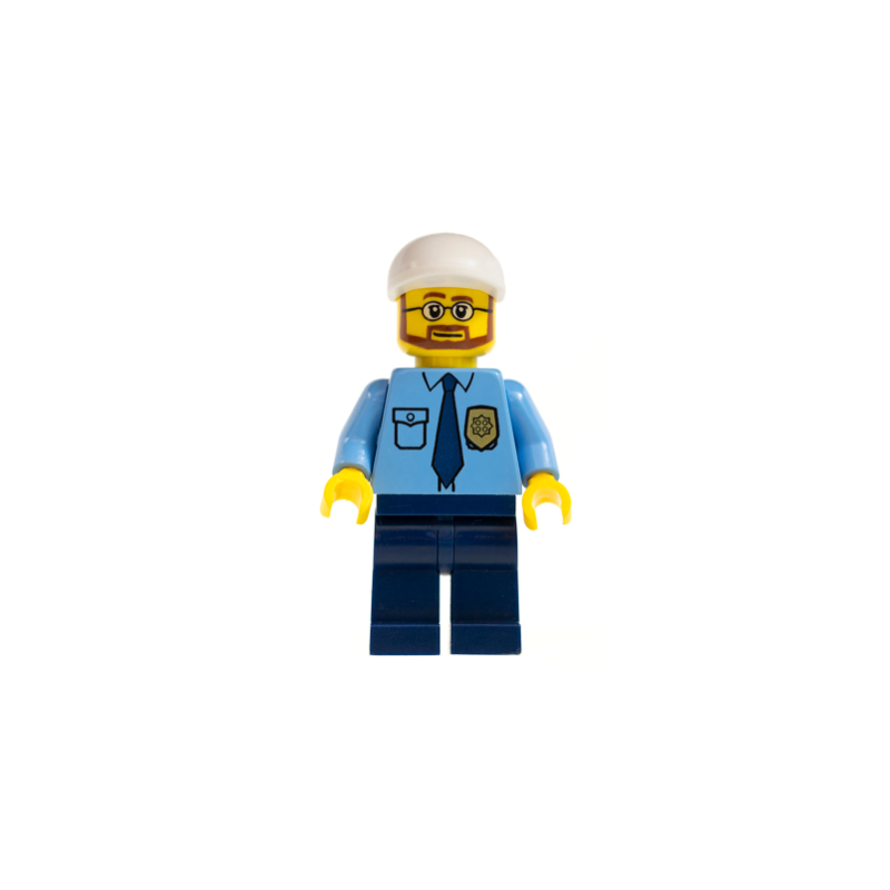 Police - City Shirt with Dark Blue Tie and Gold Badge