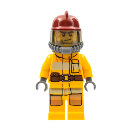 Fire - Bright Light Orange Fire Suit with Utility Belt
