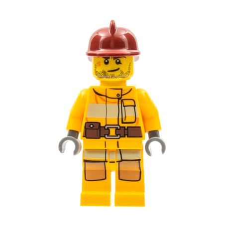 Fire - Bright Light Orange Fire Suit with Utility Belt