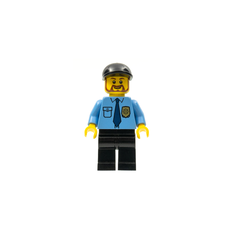 Police - City Shirt with Dark Blue Tie and Gold Badge