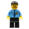 Police - City Shirt with Dark Blue Tie and Gold Badge