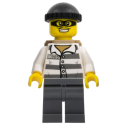Police - Jail Prisoner 86753 Prison Stripes