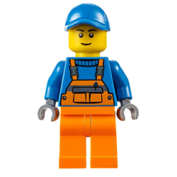 Overalls with Safety Stripe Orange