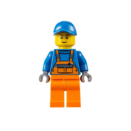Overalls with Safety Stripe Orange