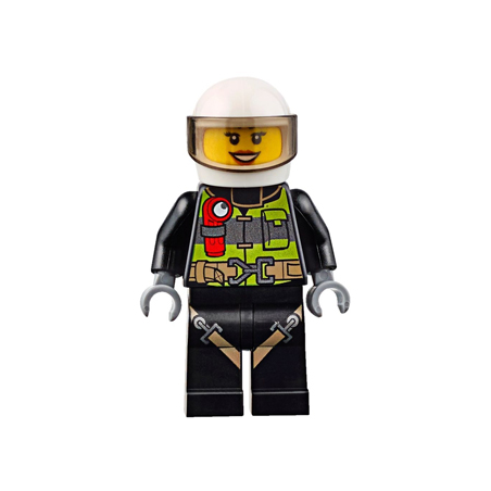 Fire - Reflective Stripes with Utility Belt and Flashlight