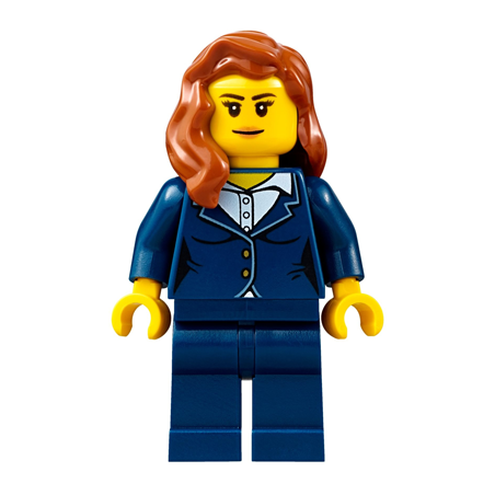 Businesswoman - Dark Blue Pants Suit