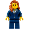 Businesswoman - Dark Blue Pants Suit