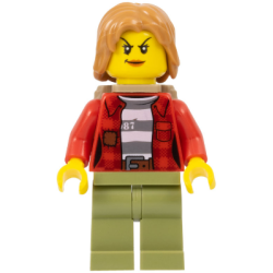 Mountain Police - Crook Female Jacket over 87 Prison Stripes