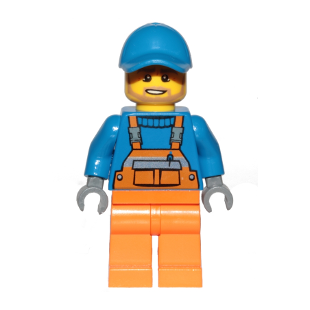 Overalls with Safety Stripe Orange