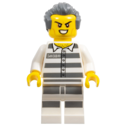 Sky Police - Jail Prisoner 50380 Prison Stripes