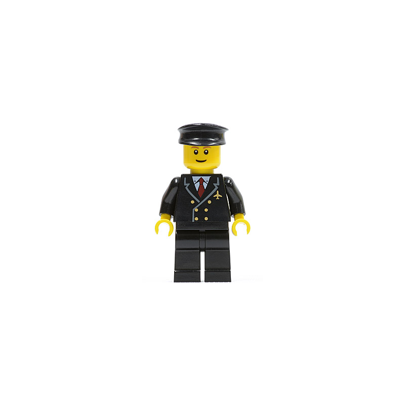 Airport - Pilot with Red Tie and 6 Buttons