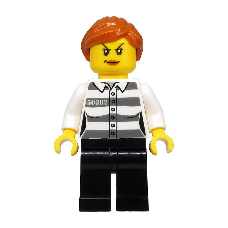 Police - Jail Prisoner 50382 Prison Stripes