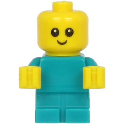 Baby - Dark Turquoise Body with Yellow Hands Lego® - cty1186