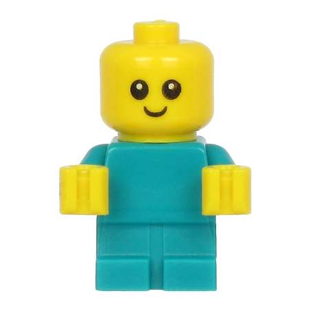 Baby - Dark Turquoise Body with Yellow Hands Lego® - cty1186