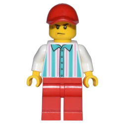 Hot Dog Vendor - Red Legs and Cap