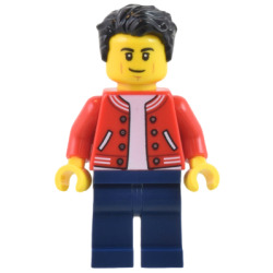 Man - Red Jacket