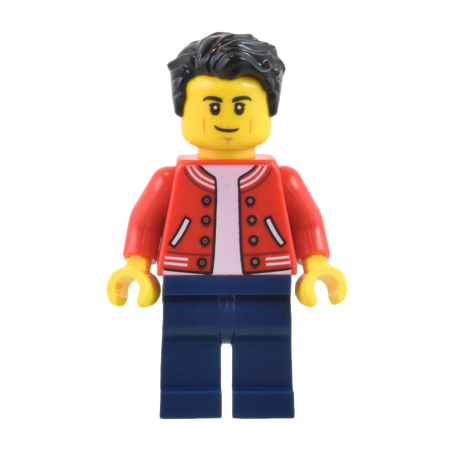 Man - Red Jacket