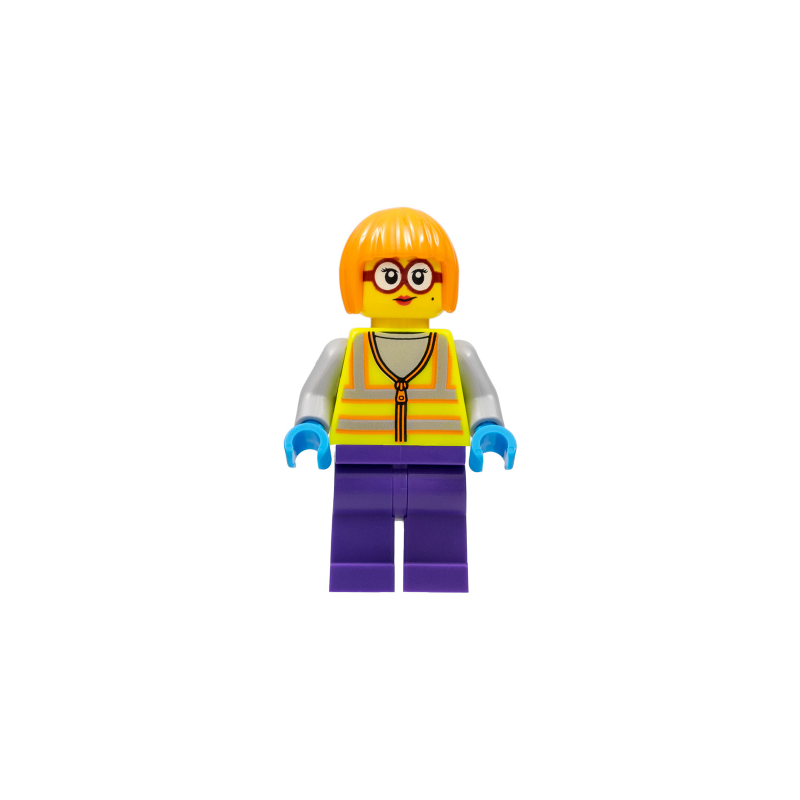 Shirley Keeper - Neon Yellow Safety Vest Lego® - cty1486