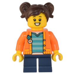 Madison (Maddy) - Orange Jacket Lego® - cty1503