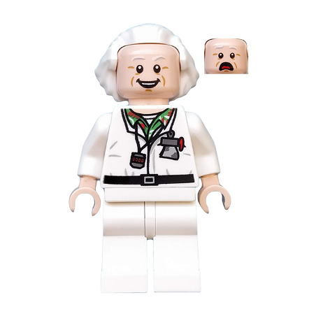 Doc Brown - Long Hair Lego® - dim015