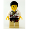 Hero - White Shirt with Olive Green Bandana Lego® - dino006